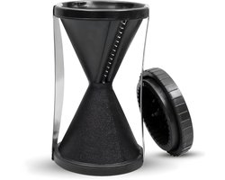 HI NATURE™ Dunschiller - Spiraalsnijder - Juliennesnijder - Spirelli - Spiralizer voor Groenten - Courgettesnijder Spiraal - Dunschillers - Appelschillers - Zwart