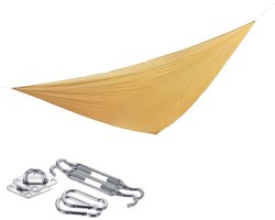 HI Schaduwdoek/zonnescherm driehoek - incl. bevestigingsmateriaal - 5 x 5 x 5 m - waterdicht