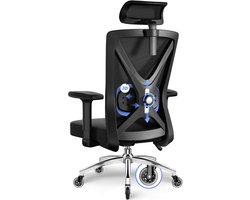 Hiaonyx Bureaustoel - Ergonomische Bureaustoel - Bureaustoelen voor Volwassenen - Office Chair - 3D Lendensteun - Volledig Verstelbaar - 200kg