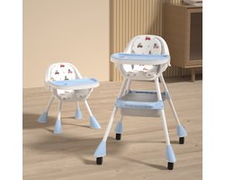 Hibaby Dynamische Kinderstoel 3 In 1 - Blauw