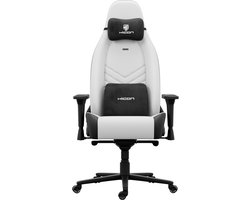 HICON Chairs - Infinity Serie - Maverick Ergonomische Gamestoel – Luxe Gaming Chair met Innovatieve Ondersteuning en Comfort Wit