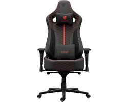HICON Chairs - Legend Serie - Pottenza Bureaustoel – Ergonomische Bureaustoel voor Volwassenen – Verstelbaar & Comfortabel – Zwart/Rood