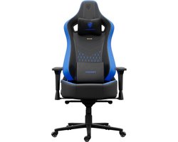 HICON® - Ergonomische Bureaustoel - Legend Serie Armonia - Kunstleren - Directiestoel met 4D Armleuningen & Verstelbare Lendensteun - Blauw