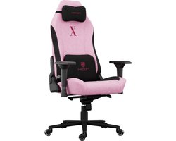 HICON® - Gamestoel - Fabric Gaming stoel - Apex Serie Velocity - Stoffen Gamestoel met Luxe Ontwerp en Verstelbare - Roos