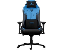 HICON® Gamestoel - Premium Luxe Gaming Stoel - Gaming Chair - 4D Armleuningen - Ergonomische Gamestoel Verstelbare - Apex Serie - EagleBlaze - Blauw