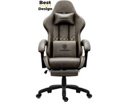 HICON Gamestoel Vittoria - Ergonomisch - Gaming stoel - Bureaustoel - Verstelbaar - Gamestoelen - Racing - Gaming Chair - Bruin