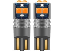 High Power Led T10 oranje - W5W Verlichting Set - Stadsverlichting - Parkeerverlichting - Kentekenverlichting - Interieurverlichting - 2 stuks