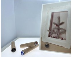 High5wood Kaartpin Christmas set 3 + 1 gratis Fotohouder kaarthouder speciaal voor kerstmis