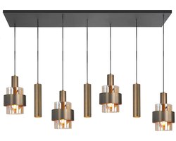 Highlight - Hanglamp Marrone 7 lichts L 130 cm brons
