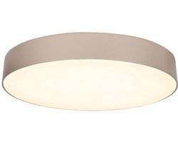 Highlight Moderne LED Plafonnieres Aura 1 Lichtpunt Rond Champagne Metaal Slaapkamer Gang/Hal Dimbaar Diameter 28cm