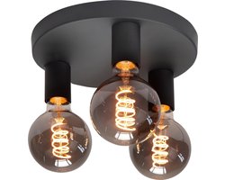 HighLight plafondlamp Basic 3 lichts - zwart