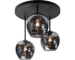 HighLight plafondlamp Fantasy 3 lichts - zwart