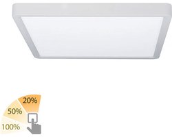 Highlight - Plafondlamp Piatto 30 x 30 cm 3 step DIM wit