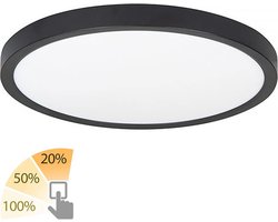Highlight - Plafondlamp Piatto Ø 44,5 cm 3 step DIM zwart