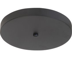 Highlight | Ronde Plafondplaat | Zelf samenstellen | Ø30 cm | Zwart