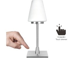 HighLight tafellamp Oscar Touch - mat staal