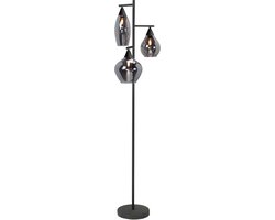 HighLight vloerlamp Cambio - zwart / smoke