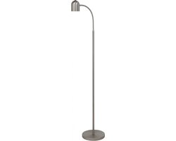 HighLight vloerlamp leeslamp Umbria - mat staal - LED geïntegreerd