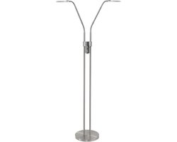 Highlight - Vloerlamp Rodeo 2 lichts mat chroom