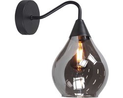 HighLight wandlamp Cambio - zwart / smoke
