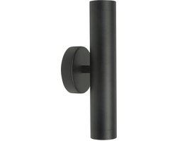 Highlight - Wandlamp Perugia 2 lichts H 28 cm zwart
