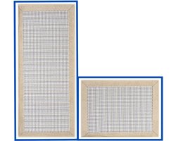 Hilvard - Keukenloper - Wasbaar - 150 x 50 cm - 80 x 50 cm - Beige Zand - Antislip - Keukenmat - Beschermend - Stevig - Tapijt
