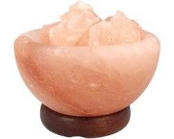 Himalaya zoutlamp "vuurkorf"  -Selnature- 15 cm / ca. 2700 gr Himalayazout
