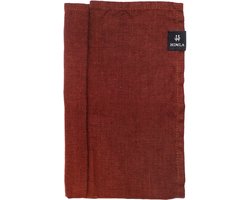 Himla Sunshine linnen servet - 4 stuks - lingonberry