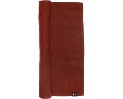 Himla Sunshine tafelloper linnen – lingonberry