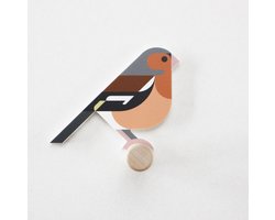 Hinghang Vogel Wandhaak / Kapstok haken - Vink