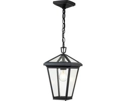 Hinkley LED Buiten Hanglamp Alford Place | 1X E27 Max 60W | IP44 | Dimbaar | Museum Black