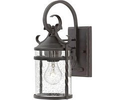 Hinkley LED Wand Buitenlamp Casa | 1X E27 Max 60W | IP44 | Dimbaar | Olde Black