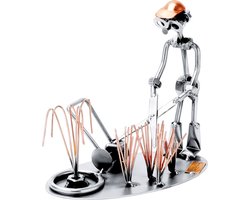 Hinz & Kunst smeedwerkfiguur "hovenier" tuinman