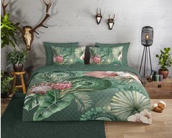 HIP dekbedovertrek mandalas en bloemen - 1 persoons 140x200/220 cm - Multi - 100% Katoen flanel