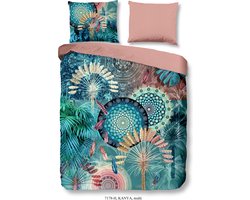 HIP Dekbedovertrek "mandala's en veren" - Multi - (200x200/220 cm) - Katoen Satijn