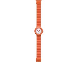 HIP HOP HWU0166 Numbers Melon Clock Rubber Plastic 30m Analog Orange, orange, strappy - ShopVlot
