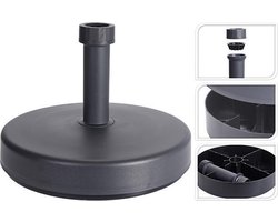 Hip-Wonen.nl - Parasolvoet vulbaar antraciet - ø 45 cm - Parasolhouder - kunststof