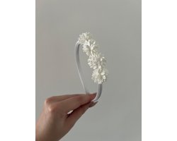 HipByLynn - Diadeem Bloemetjes - Haaraccessoires - Haarbandje - wit - Haaraccessoires - Kinderaccessoires