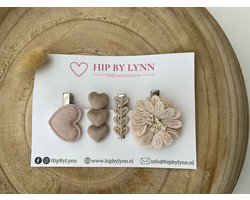 HipByLynn - Haarspeldjes Flower - Haarklem - Klik klak Speldjes - Alligator speldjes - Haarspeldjes kind - Bloem - Voordeelset - Haaraccessoires - Kinderaccessoires