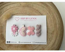 HipByLynn - Haarspeldjes Liz - Haarklem - Klik klak Speldjes - Alligator speldjes - Haarspeldjes kind - Bloem - Voordeelset - Haaraccessoires - Kinderaccessoires