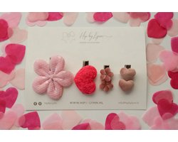 HipByLynn - Haarspeldjes Merci - Haarklem - Klik klak Speldjes - Alligator speldjes - Haarspeldjes kind - Voordeelset - Haaraccessoires - Kinderaccessoires