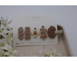 HipByLynn - Haarspeldjes Milou - Haarklem - Klik klak Speldjes - Alligator speldjes - Haarspeldjes kind - Voordeelset - Haaraccessoires - Kinderaccessoires