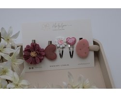 HipByLynn - Haarspeldjes Sara - Haarklem - Klik klak Speldjes - Alligator speldjes - Haarspeldjes kind - Voordeelset - Haaraccessoires - Kinderaccessoires