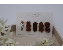 HipByLynn - Haarspeldjes Sophie - Haarklem - Klik klak Speldjes - Alligator speldjes - Haarspeldjes kind - Voordeelset - Haaraccessoires - Kinderaccessoires