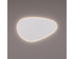 HIPP Design spiegel Basic Line Organisch - Indirecte LED Verlichting - 140 x 80 x 3 cm - met Spiegelverwarming en Infrarood Sensor Dimmer