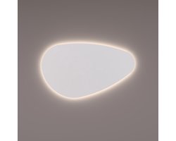 HIPP Design spiegel Basic Line Organisch LED Verlichting Rondom 120 x 70 x 3 cm met Spiegelverwarming en Infrarood Sensor Dimmer