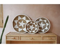 Hippie Monkey - Wanddecoratie - Bamboe - The Uluwatu Wall Basket - M