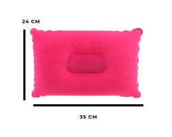 Hippyfy strand kussen - zacht klein kussentje - opblaasbaar - roze