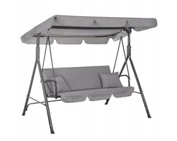 HIT tuinschommel 3os grijs