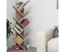 Hitit Boekenplank | 100% MELAMINE | Walnoot - Emob - Boekenkast - Bruin - Melamine; Spaanplaat